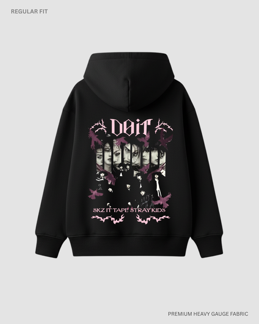 Do It: Straykids- Winter Hoodie BLACK