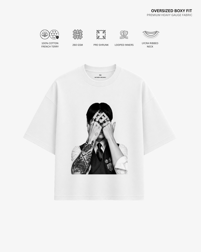Bangtan Boys French Terry Oversized T-Shirt | Antherr Core