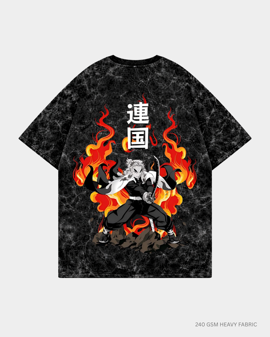 Rengoku Hashira Unisex Oversized T-Shirts | Antherr Core