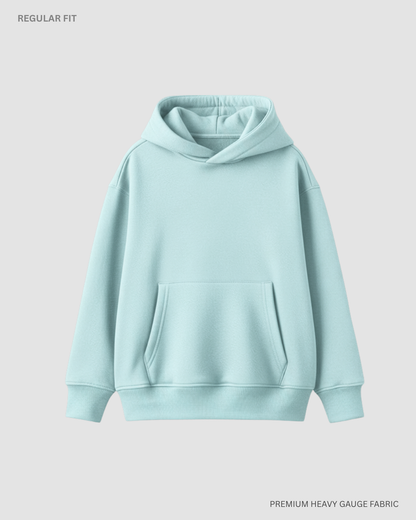 Basic Mint Blue Unisex Winter Hoodies MINT BLUE