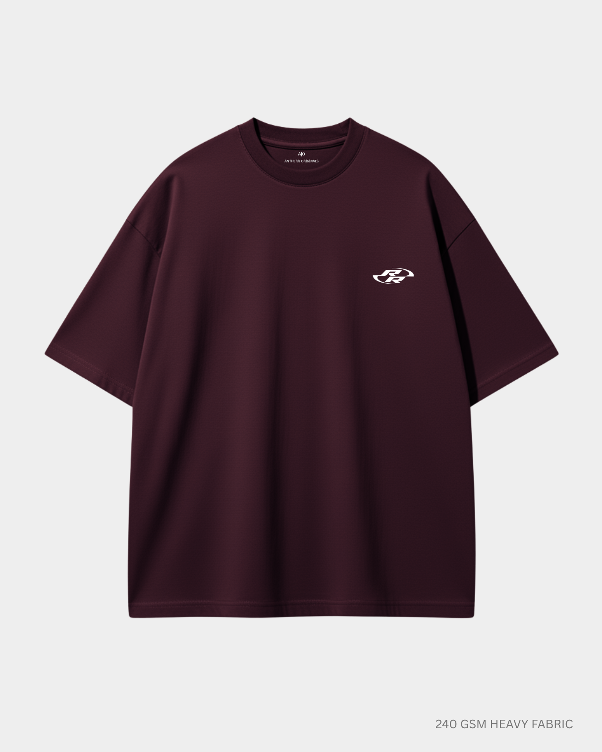 Antherr Originals maroon oversized tshirt