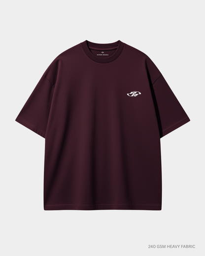 Antherr Originals maroon oversized tshirt