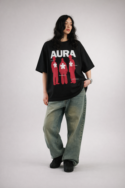 Aura Oversized T-Shirt for Men & Women | Antherr Originals