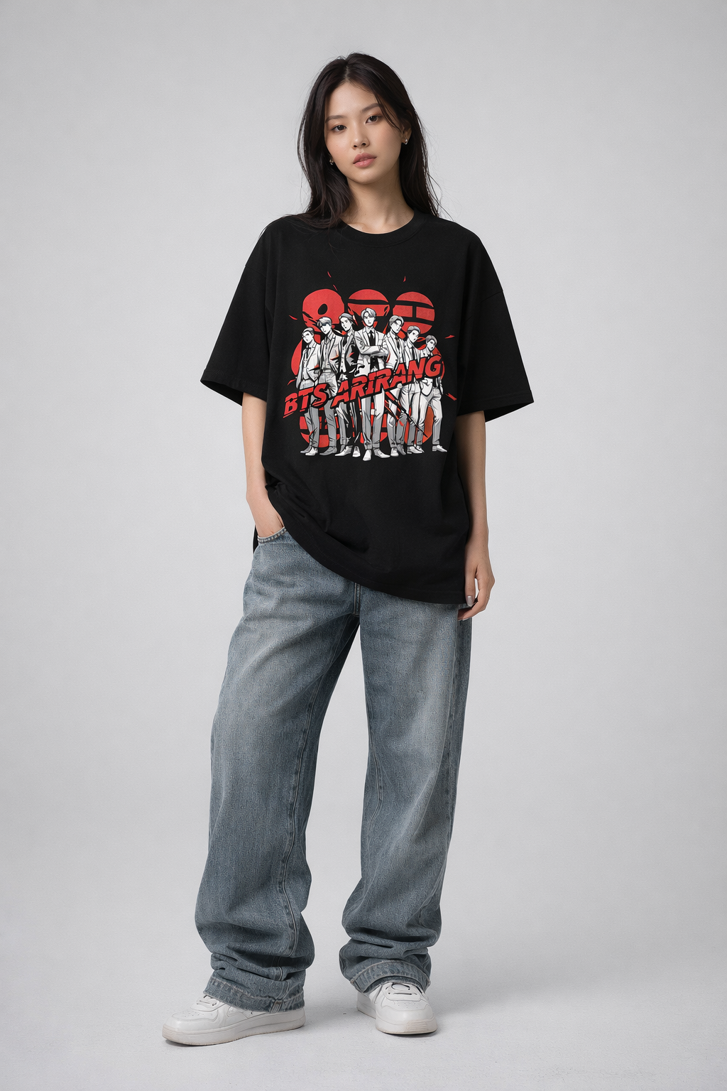 BTS Arirang Members Unisex Oversized T-Shirt | Antherr Core