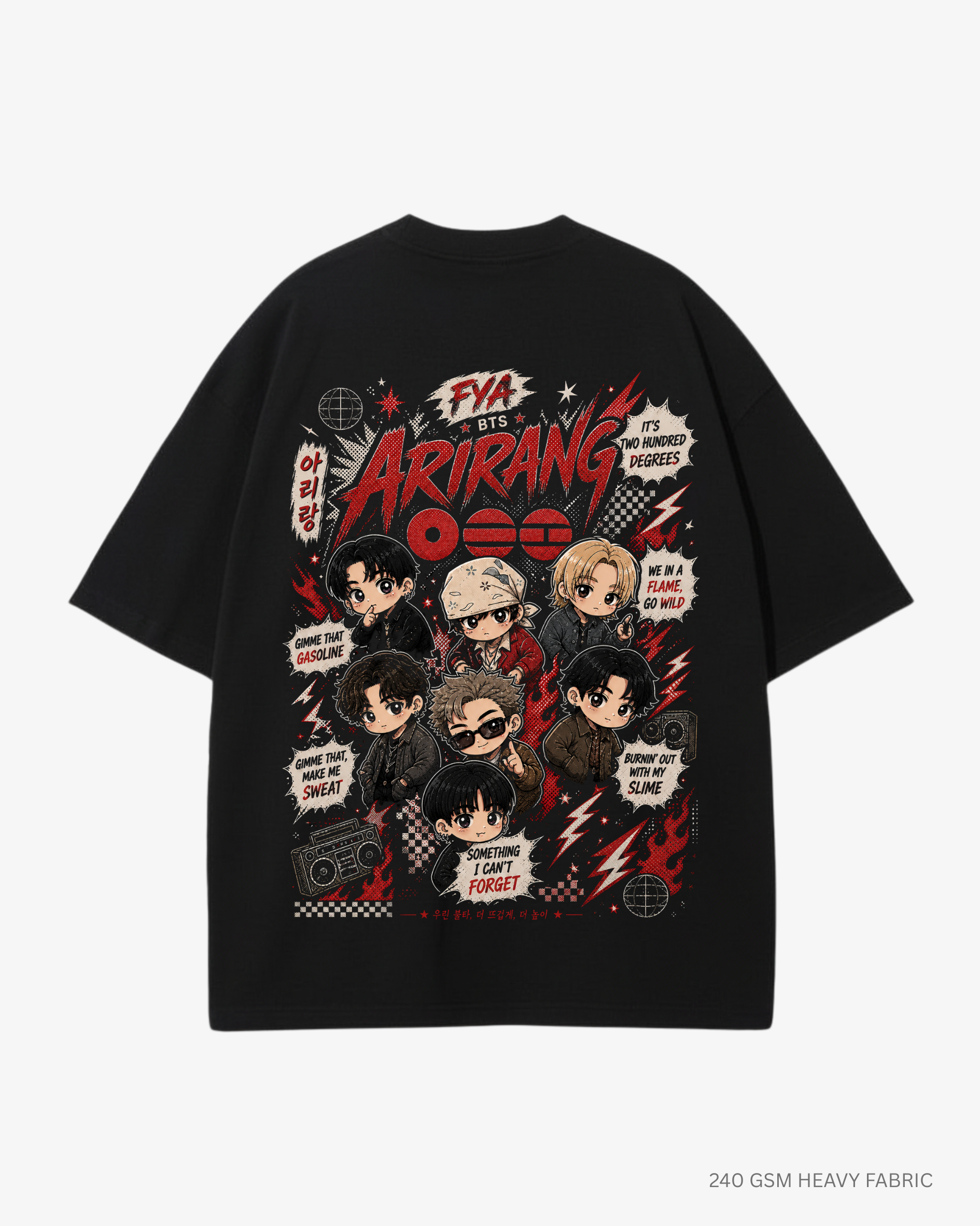 BTS FYA Arirang Unisex Oversized T-Shirt India | Antherr Core