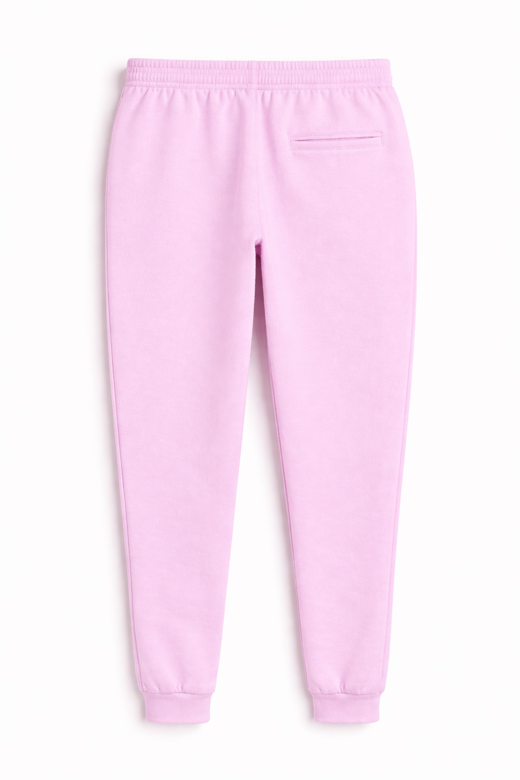 Baby Pinkunisex joggers 260 GSM cotton fleece regular fit streetwear antherr originals back view