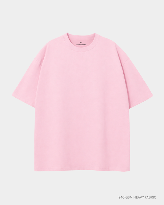 Baby pink oversized tshirt India men streetwear
