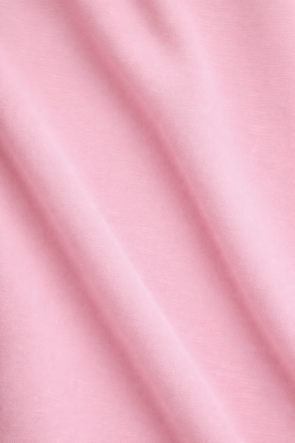 Baby pink oversized tshirt fabric close up premium cotton India
