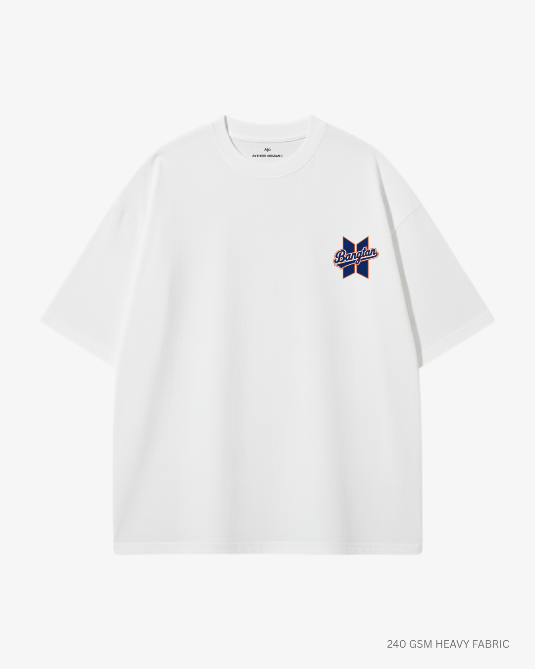 Bangtan Varsity Blue Edition Unisex Oversized T-Shirt | Antherr Core