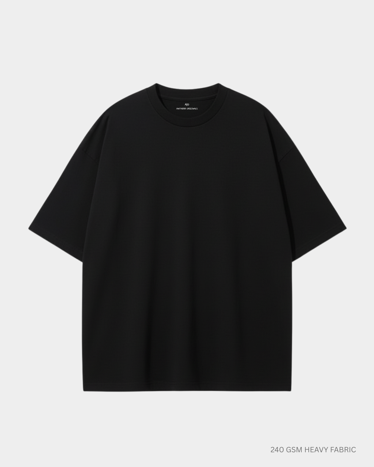 Basic black oversized tshirt India
