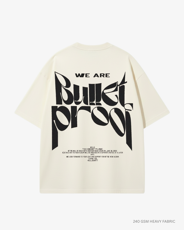 Bulletproof BTS oversized tshirt India
