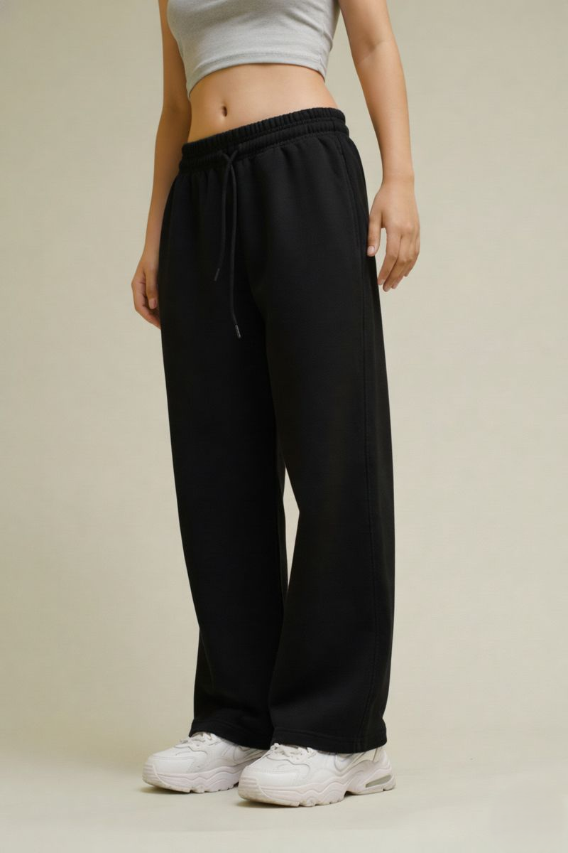 Black Unisex Everyday Sweatpants