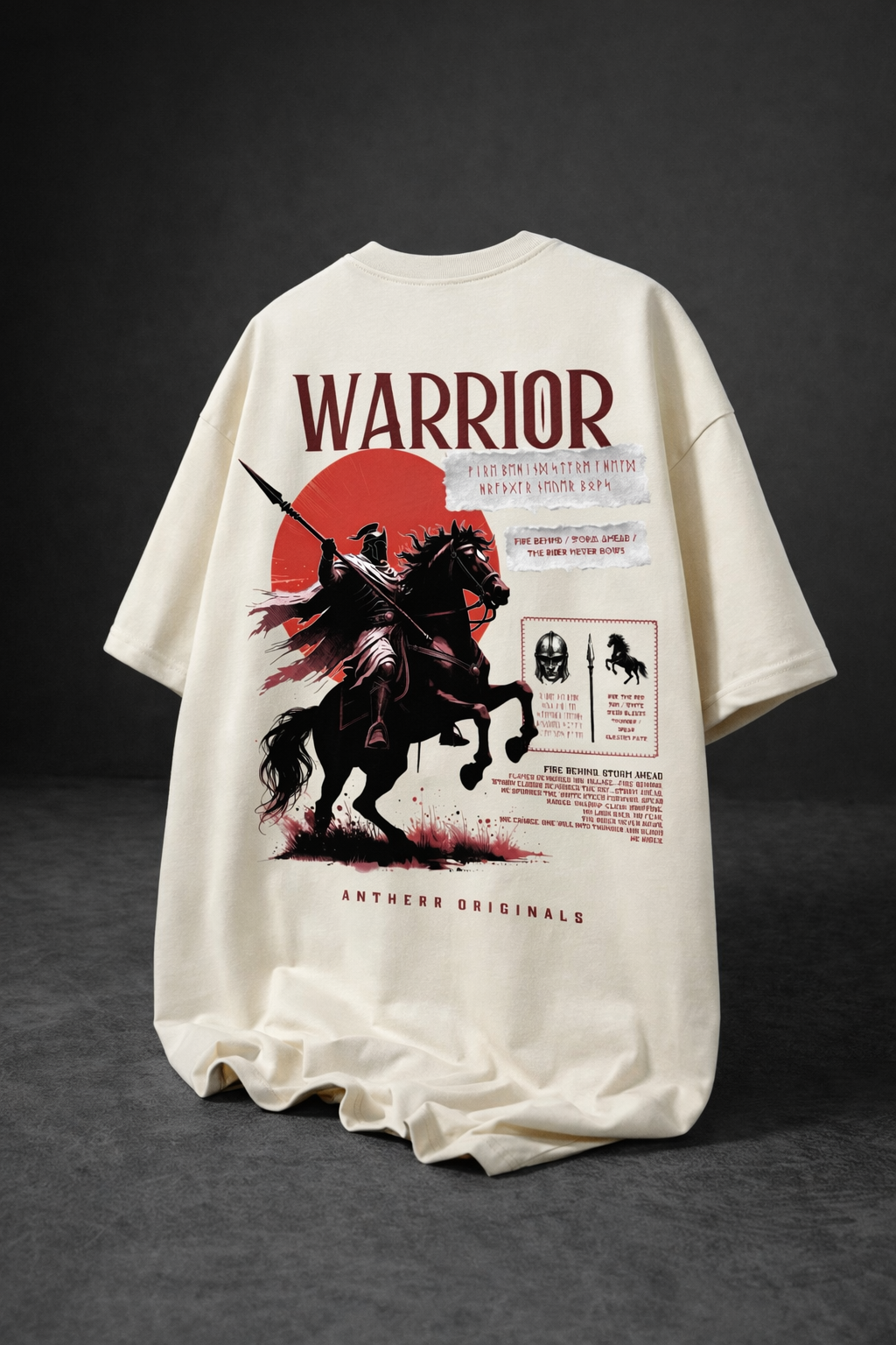 Warrior Unisex Oversized T-Shirts
