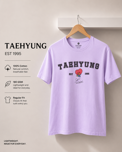 BTS Crew Unisex Regular Fit T-Shirts Taehyung