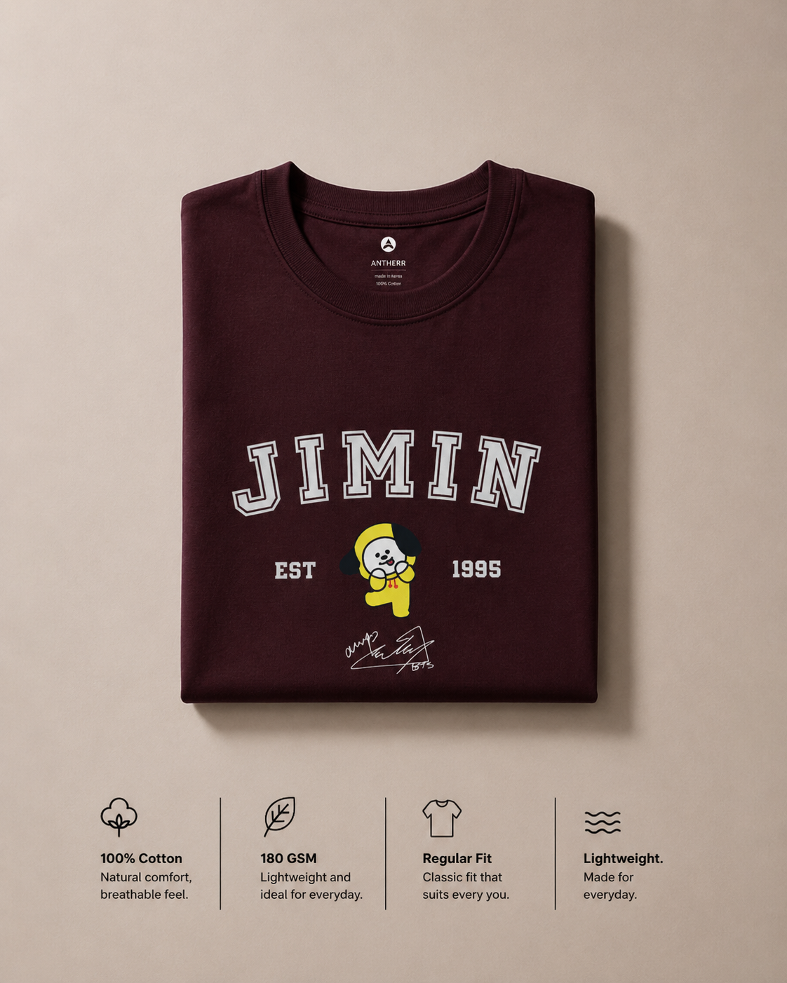 BTS Crew Unisex Regular Fit T-Shirts