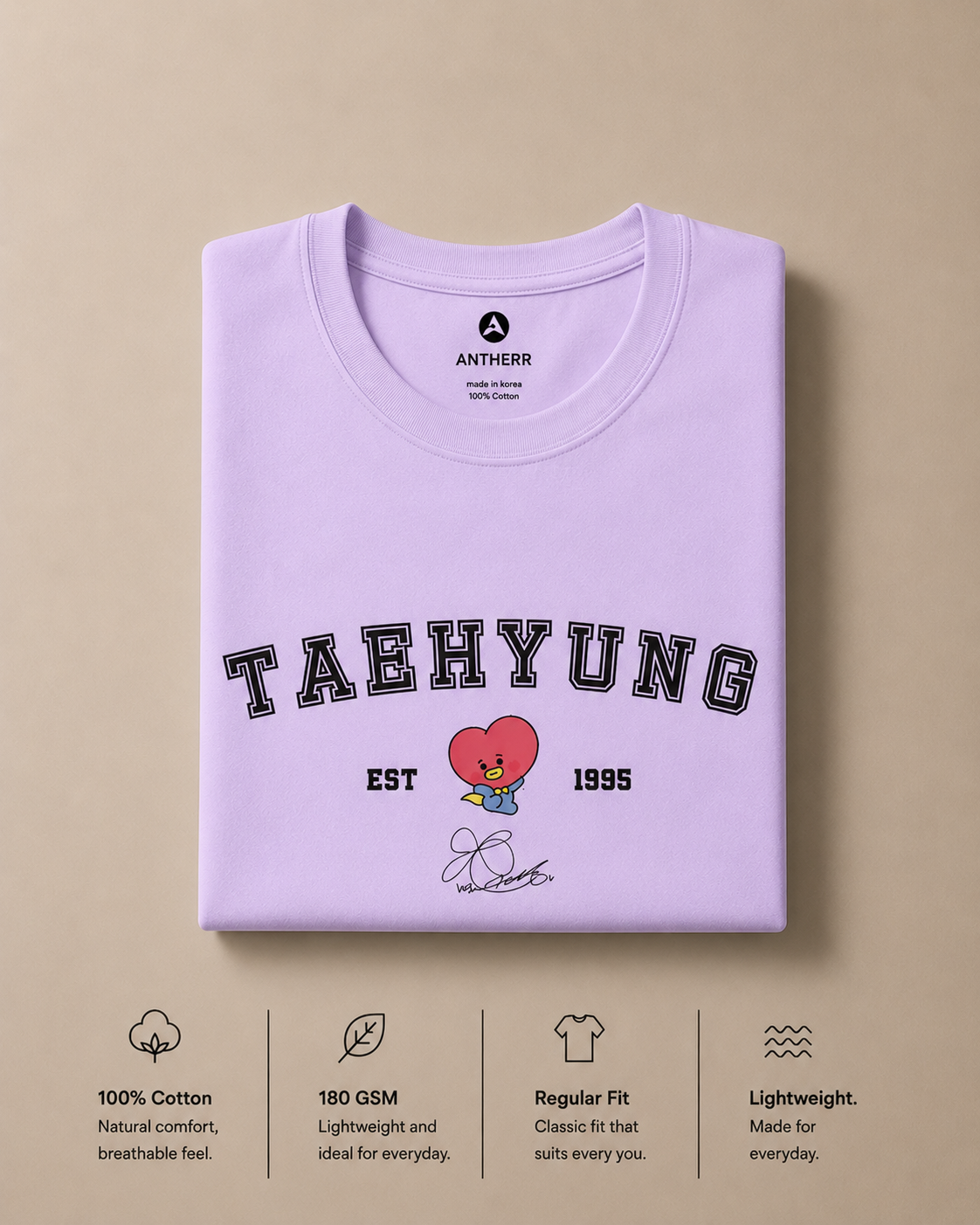 BTS Crew Unisex Regular Fit T-Shirts