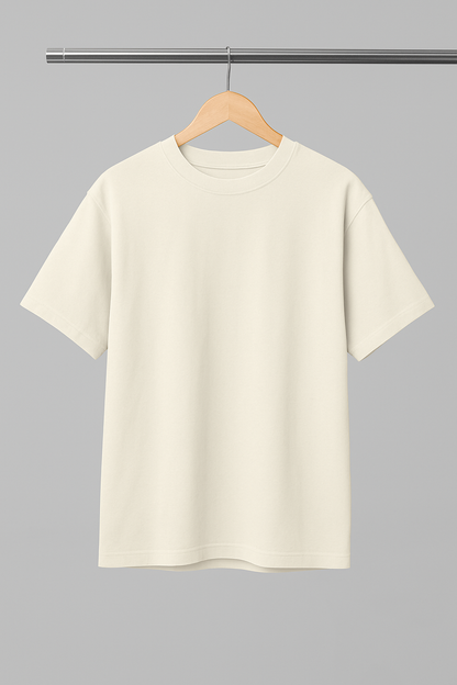 Basic Oversized T-shirt for Women: Off-White