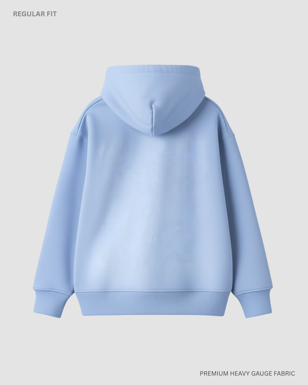 Basic Snow Blue Winter Unisex Hoodies