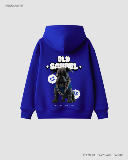 Old School: Antherr Originals Unisex Winter Hoodies NAVY BLUE