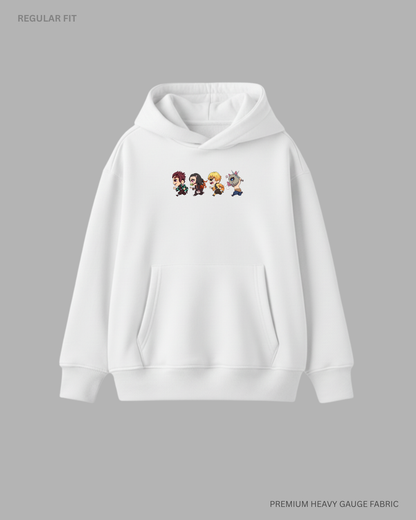 Demon Squad: Kimetsu no Yaiba: Anime Unisex Winter Hoodies