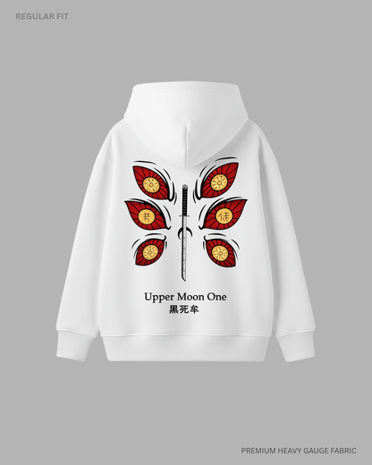Upper Moon One Kokushibo Anime Unisex Winter Hoodies