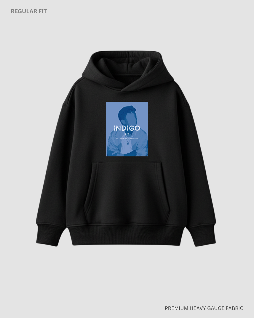 INDIGO/ RM: BTS - WINTER HOODIES BLACK