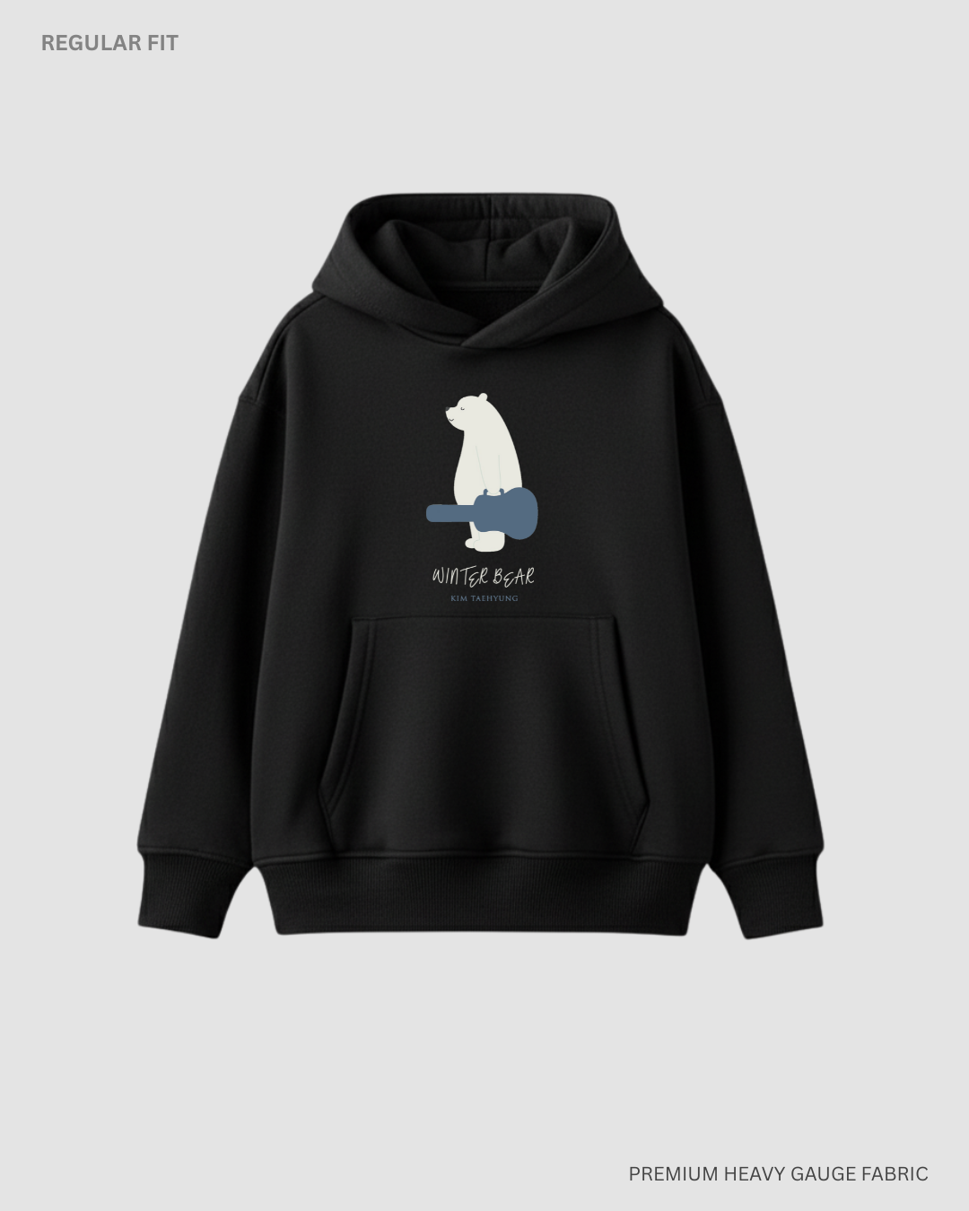 Winter Bear- Kim Taehyung BTS - WINTER HOODIES BLACK