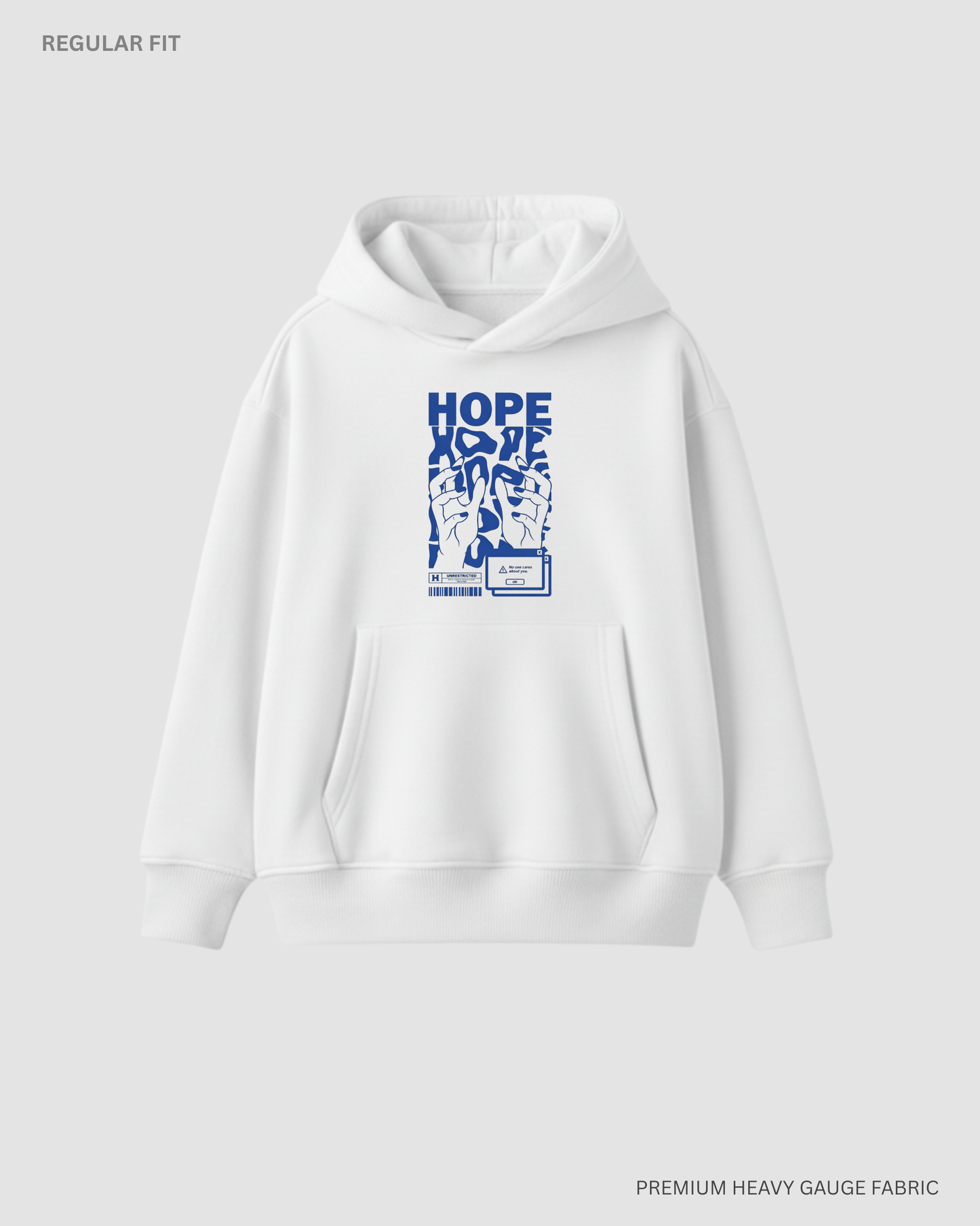 HOPE: BTS Winter Hoodie WHITE