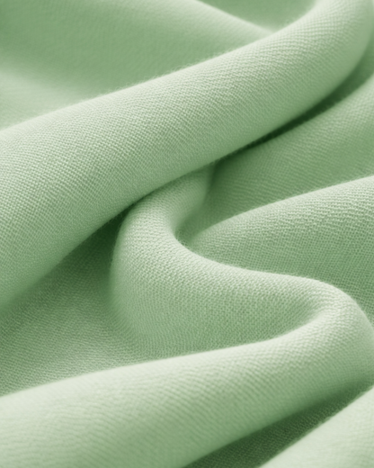 Basic Jade Green Oversized T-Shirt | French Terry Cotton