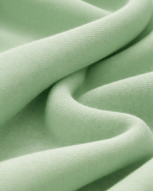 Basic Jade Green Oversized T-Shirt | French Terry Cotton