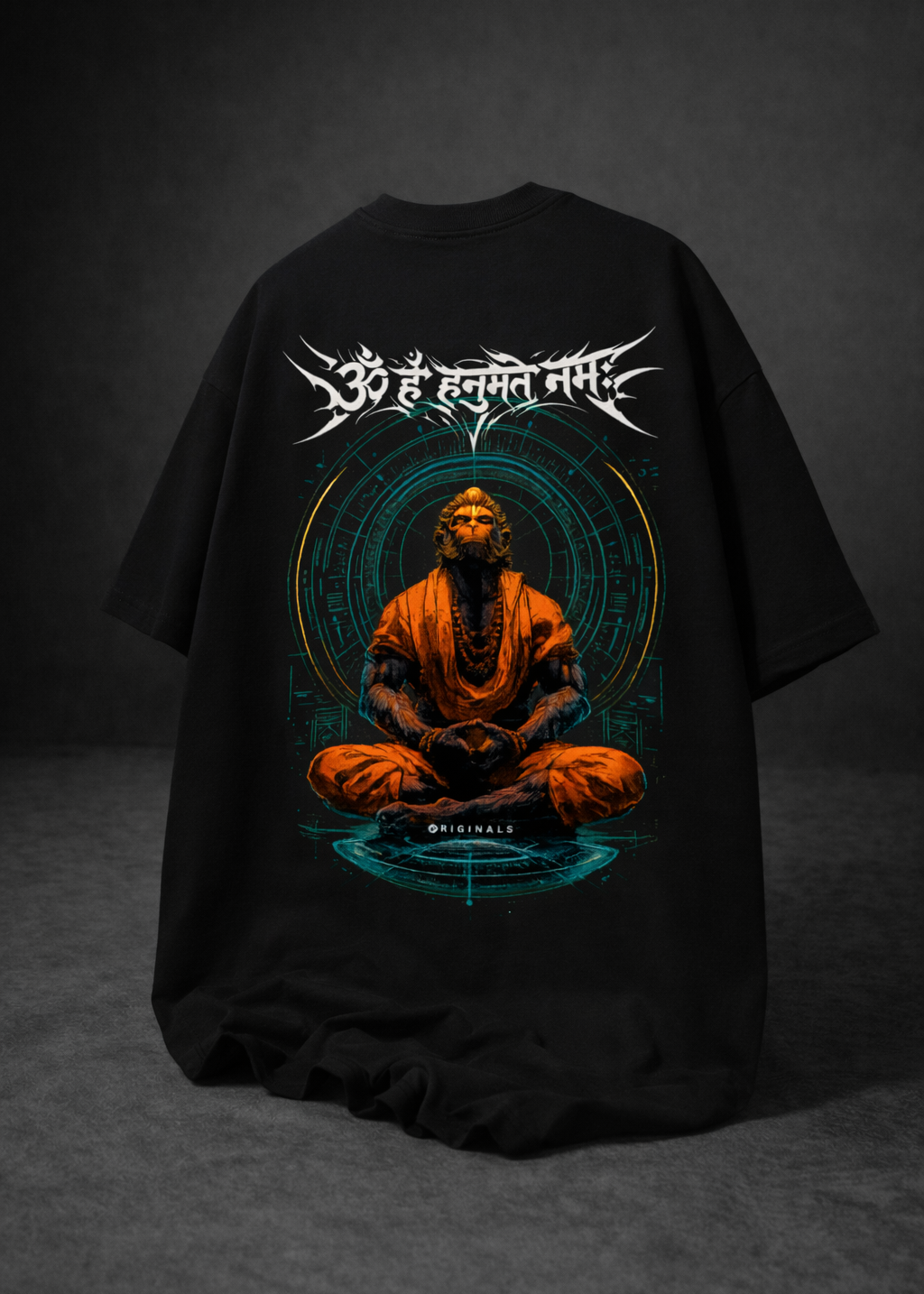Om Han Hanumate Namah Unisex Oversized T-Shirt | Antherr Originals
