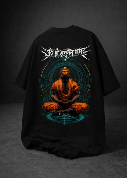 Om Han Hanumate Namah Unisex Oversized T-Shirt | Antherr Originals