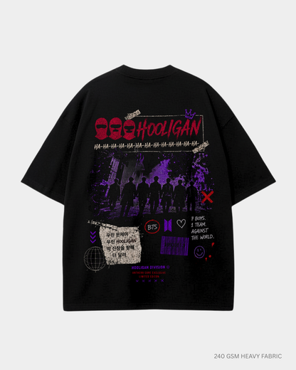 Hooligan Arirang BTS Unisex Oversized T-Shirt India | Antherr Core