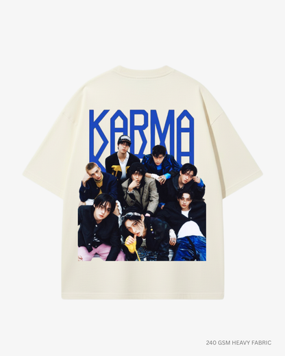 SKZ KARMA Oversized T-Shirt for Women | Antherr Core