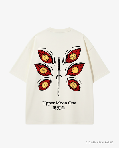 Kokushibo Upper Moon One Oversized Anime T-Shirt