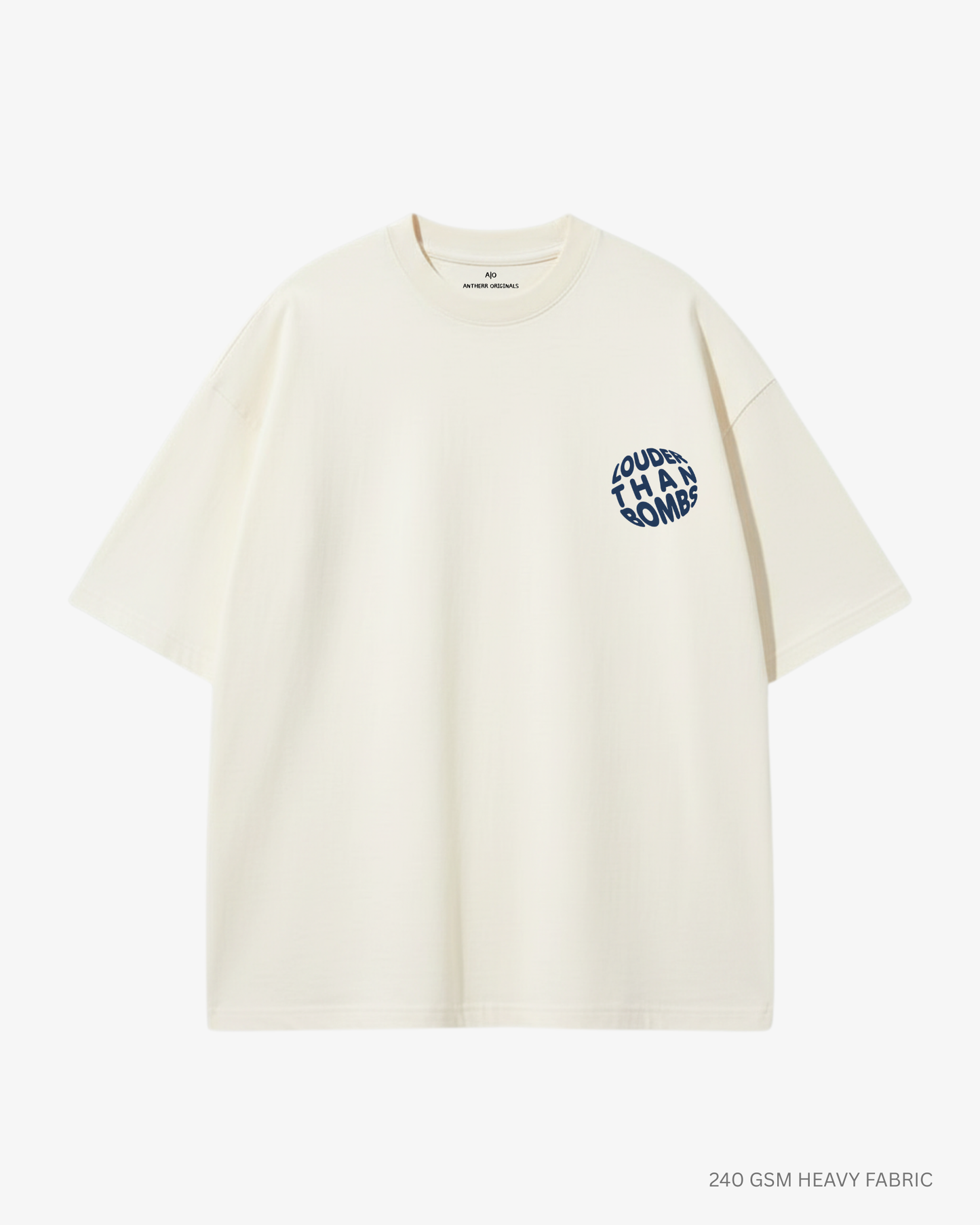 Louder Than Bombs Unisex Oversized T-Shirt | Antherr Core