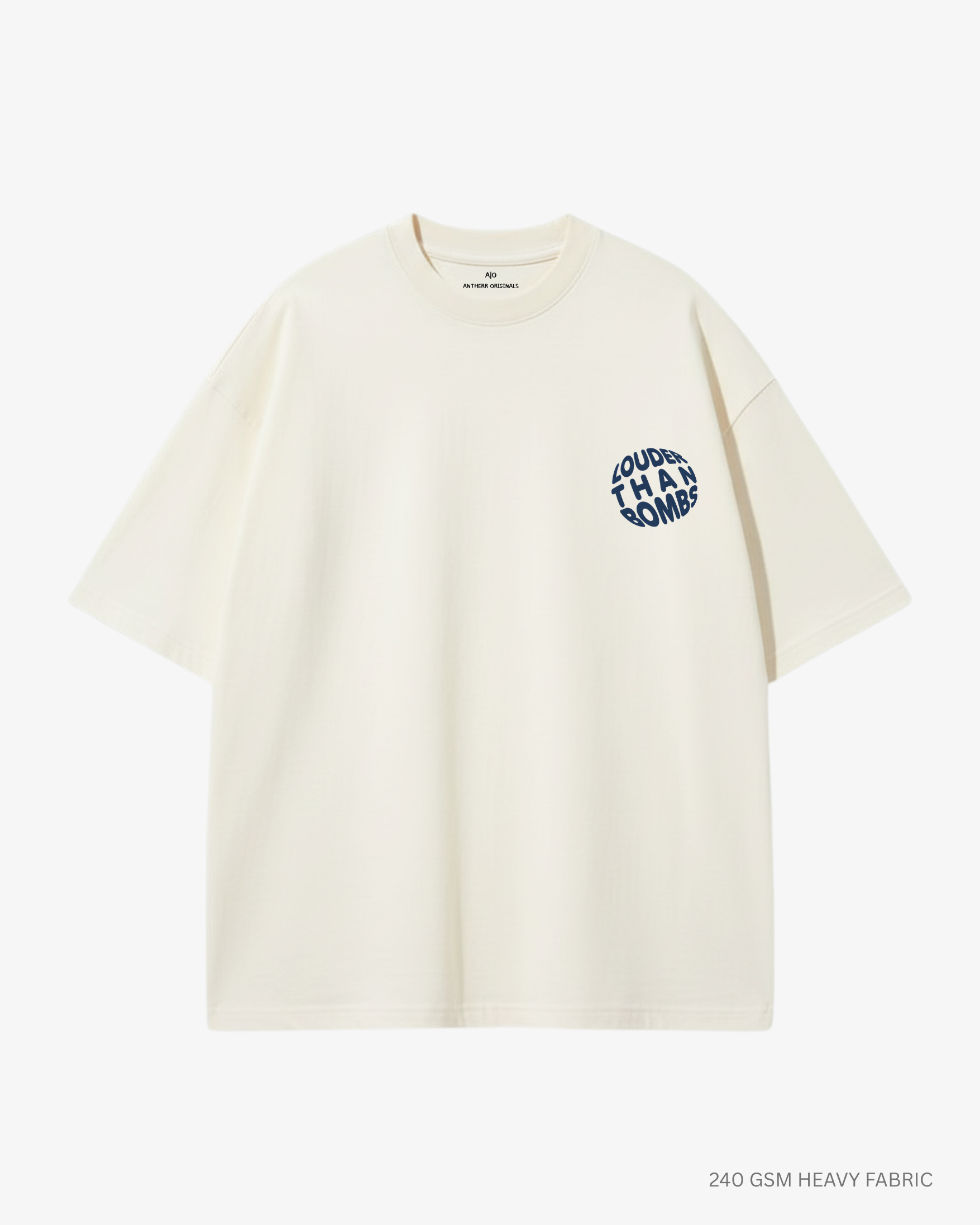 Louder Than Bombs Unisex Oversized T-Shirt | Antherr Core