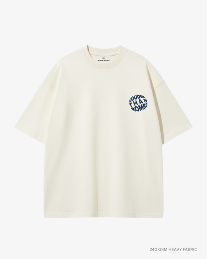 Louder Than Bombs Unisex Oversized T-Shirt | Antherr Core