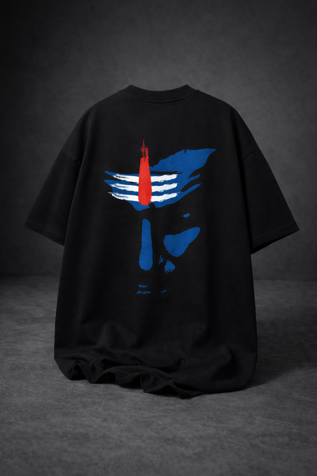 Mahadev Unisex Oversized T-Shirt | Antherr Originals BLACK Cotton 240 GSM