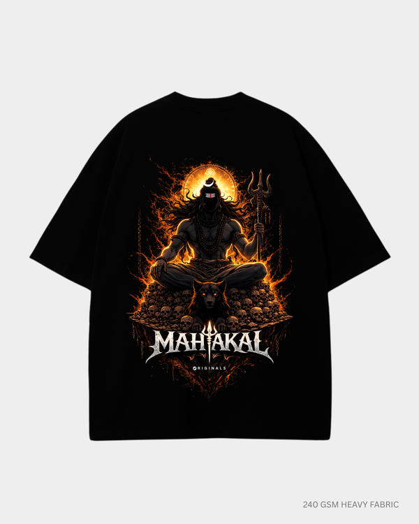 Mahakal Unisex Oversized T-Shirt | Antherr Originals
