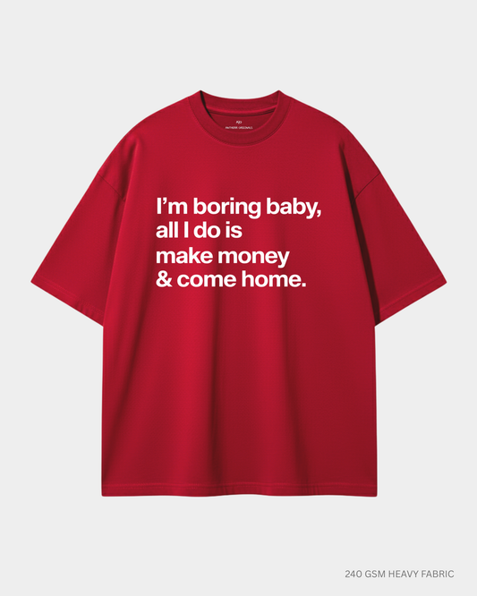 Make Money Statement Oversized T-Shirt India Bold Typography Streetwear