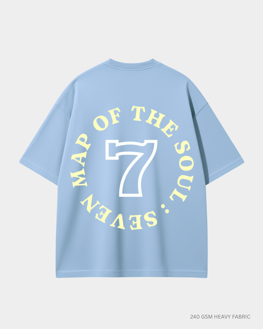 Map of the Soul BTS oversized tshirt India
