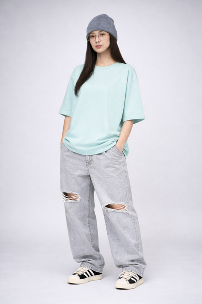 Basic Royal Blue Unisex Oversized T-shirt