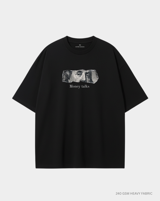 Money Talks oversized tshirt India
