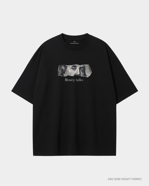 Money Talks oversized tshirt India
