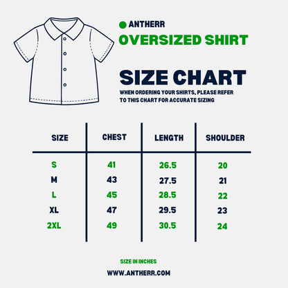 Basic White Unisex Oversized Shirt | Antherr Originals