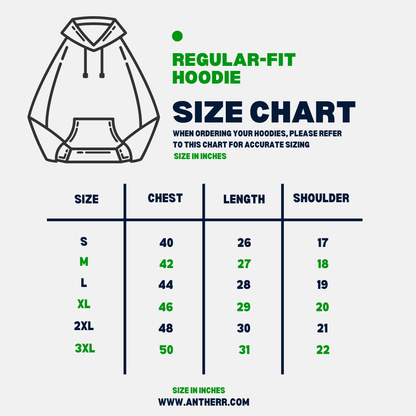 Don't Let It Blind You: Antherr Originals Unisex Winter Hoodies