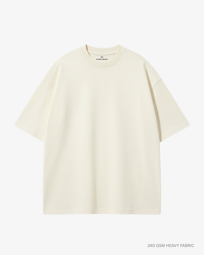 Basic Off White Unisex Oversized T-Shirt OFF-WHITE