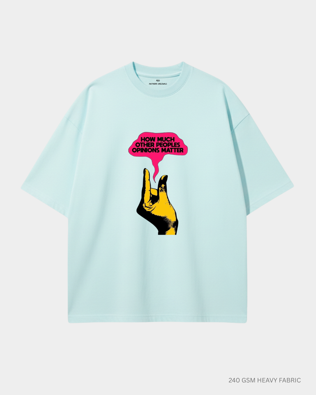 Statement graphic oversized tshirt antherr core
