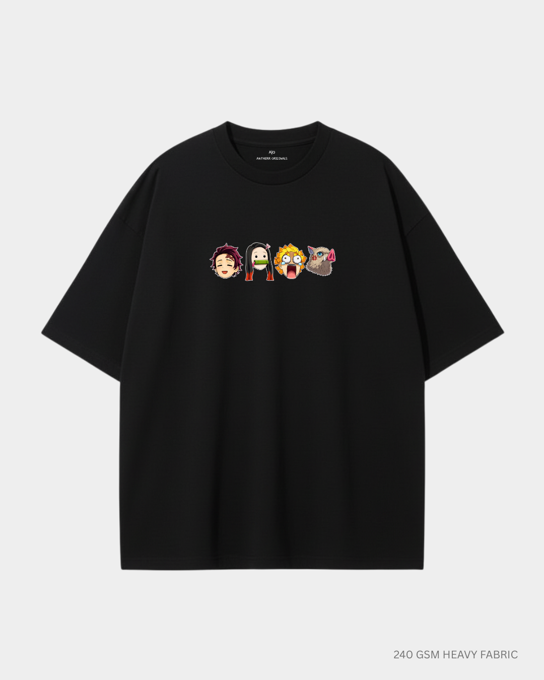 Chibi Demons: Kimetsu no Yaiba Unisex Oversized T-Shirts